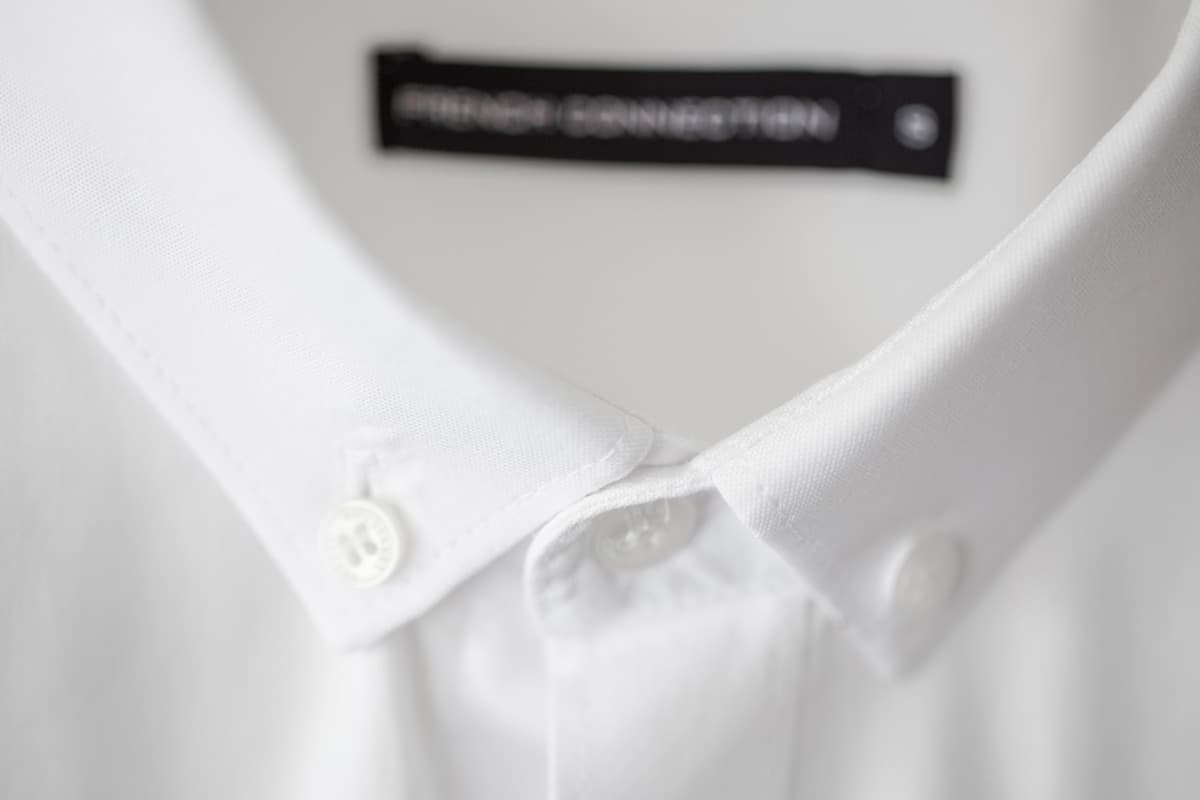 White shirt collar